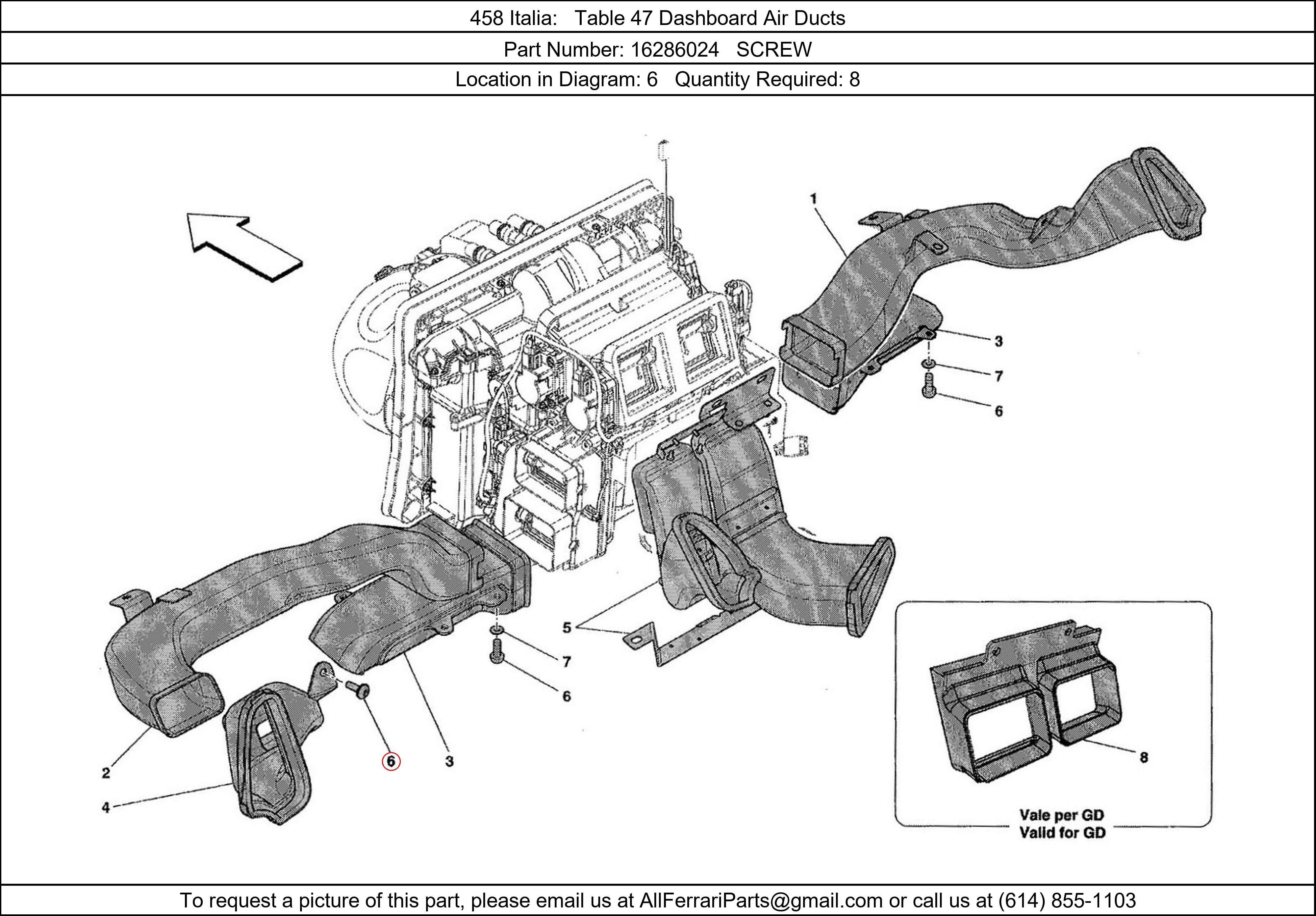 Ferrari Part 16286024