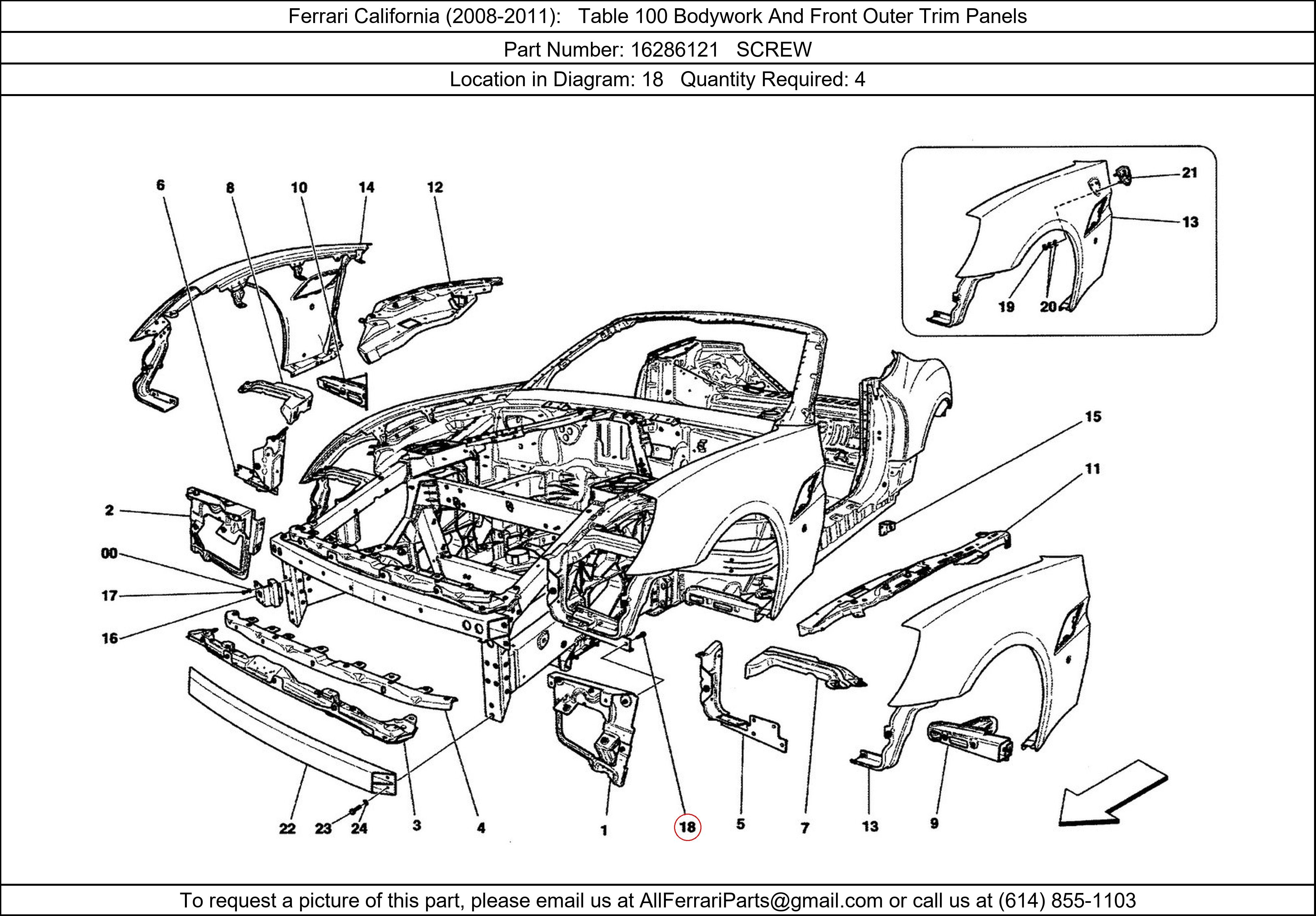 Ferrari Part 16286121