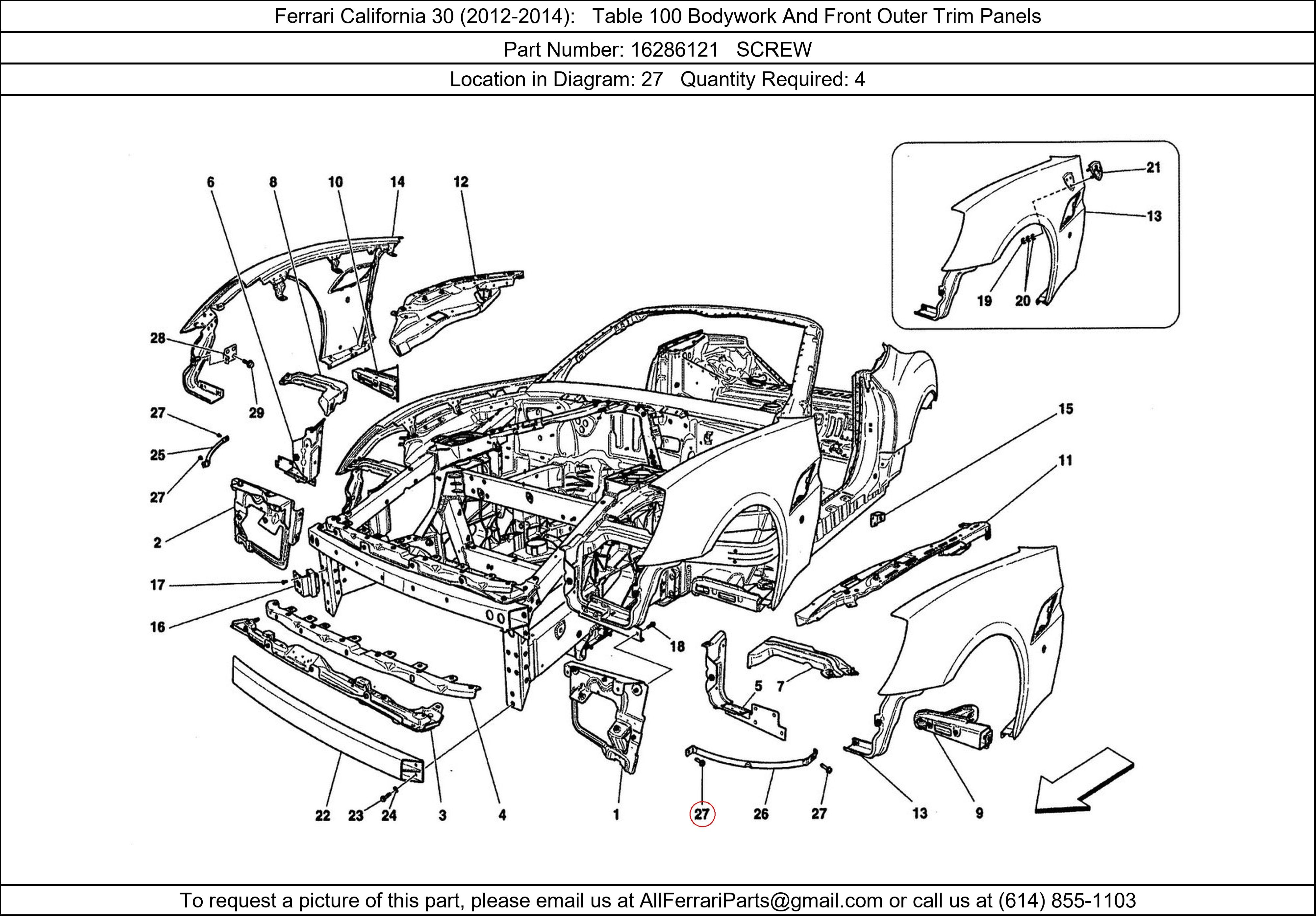 Ferrari Part 16286121