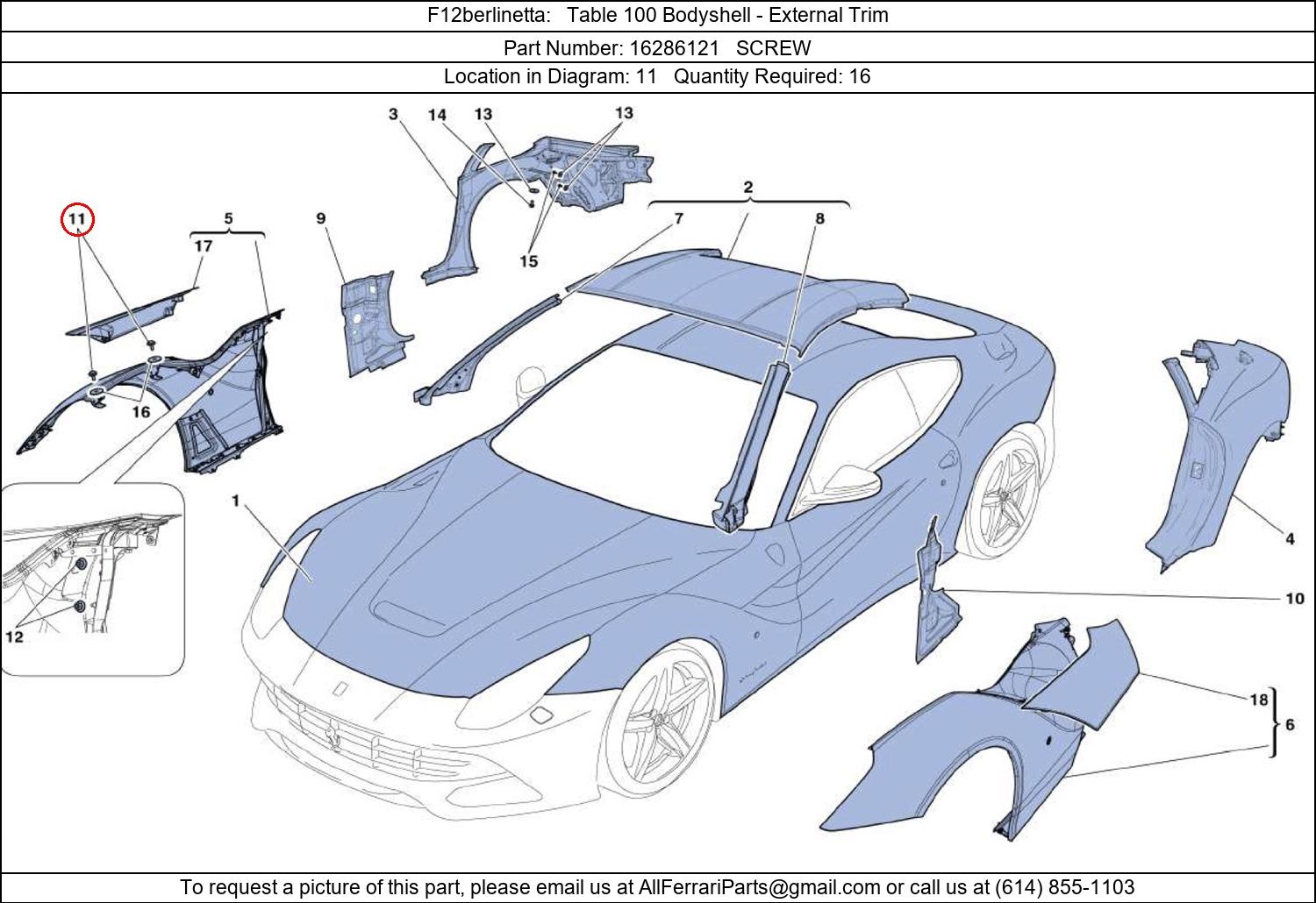 Ferrari Part 16286121