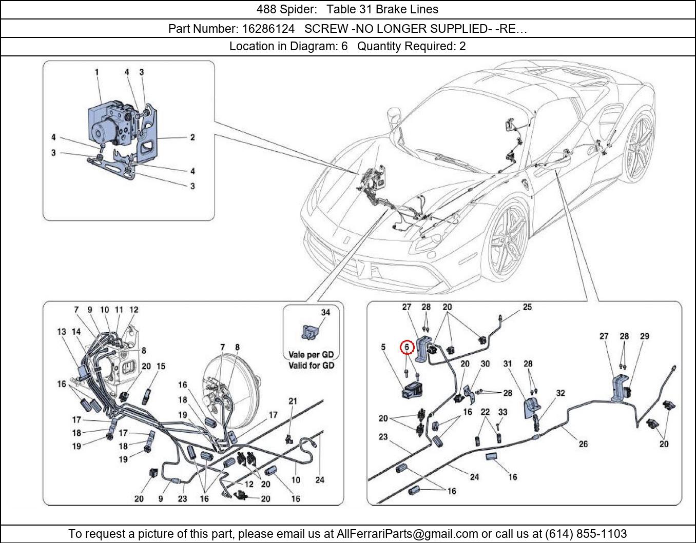 Ferrari Part 16286124