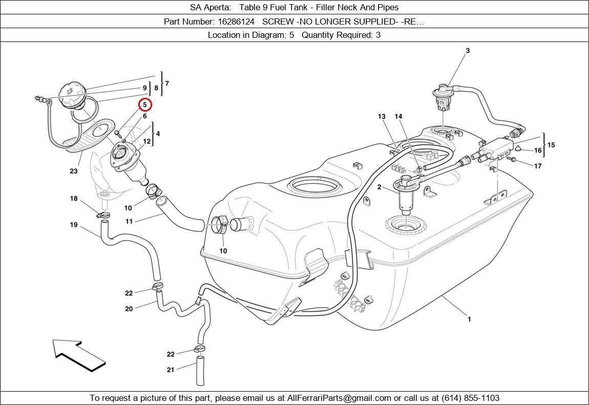 Ferrari Part 16286124