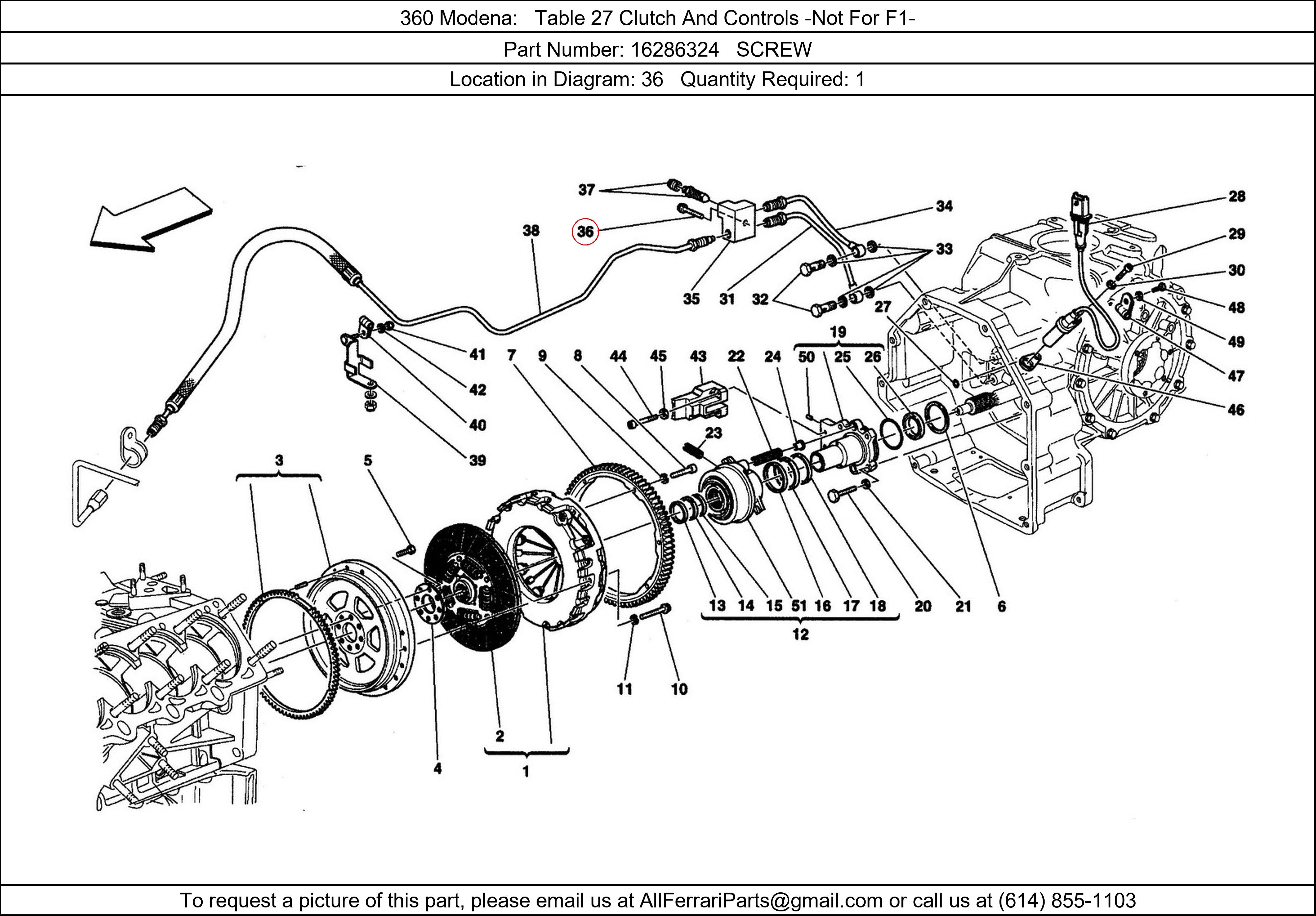 Ferrari Part 16286324