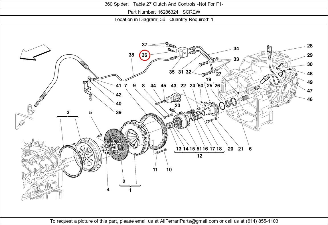 Ferrari Part 16286324