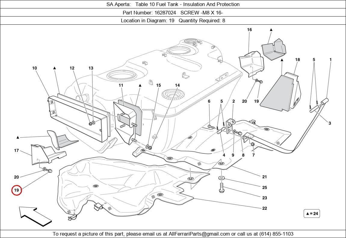 Ferrari Part 16287024