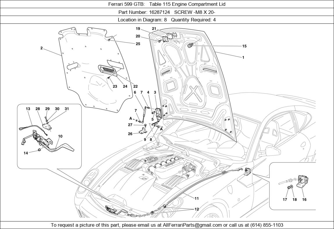 Ferrari Part 16287124