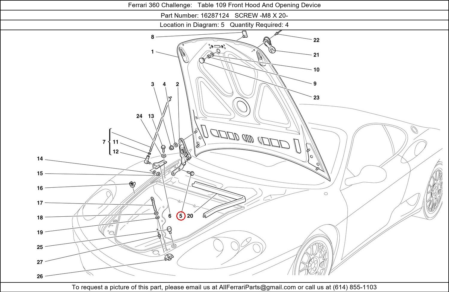 Ferrari Part 16287124