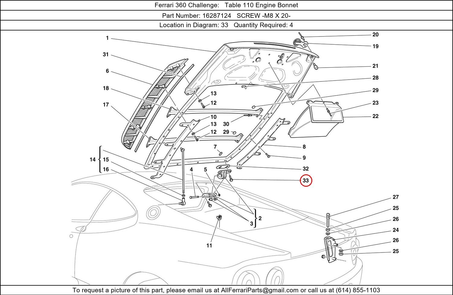 Ferrari Part 16287124