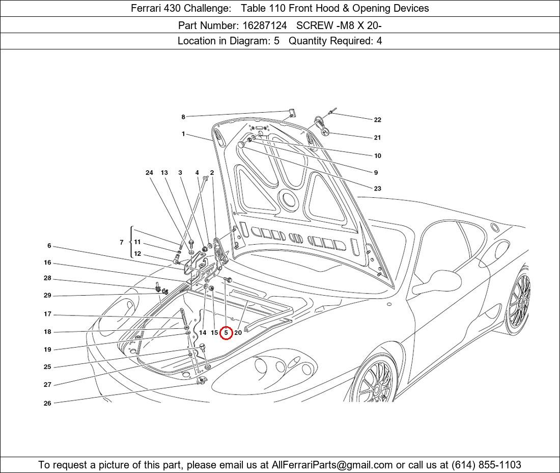 Ferrari Part 16287124