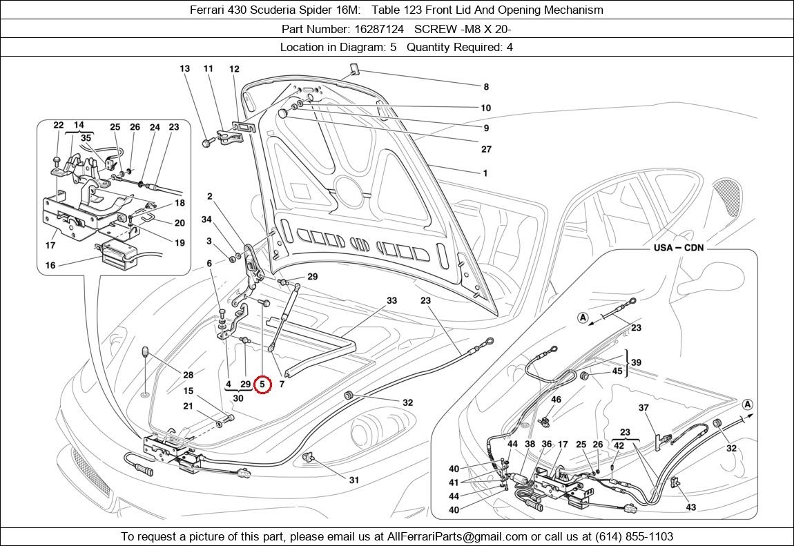 Ferrari Part 16287124