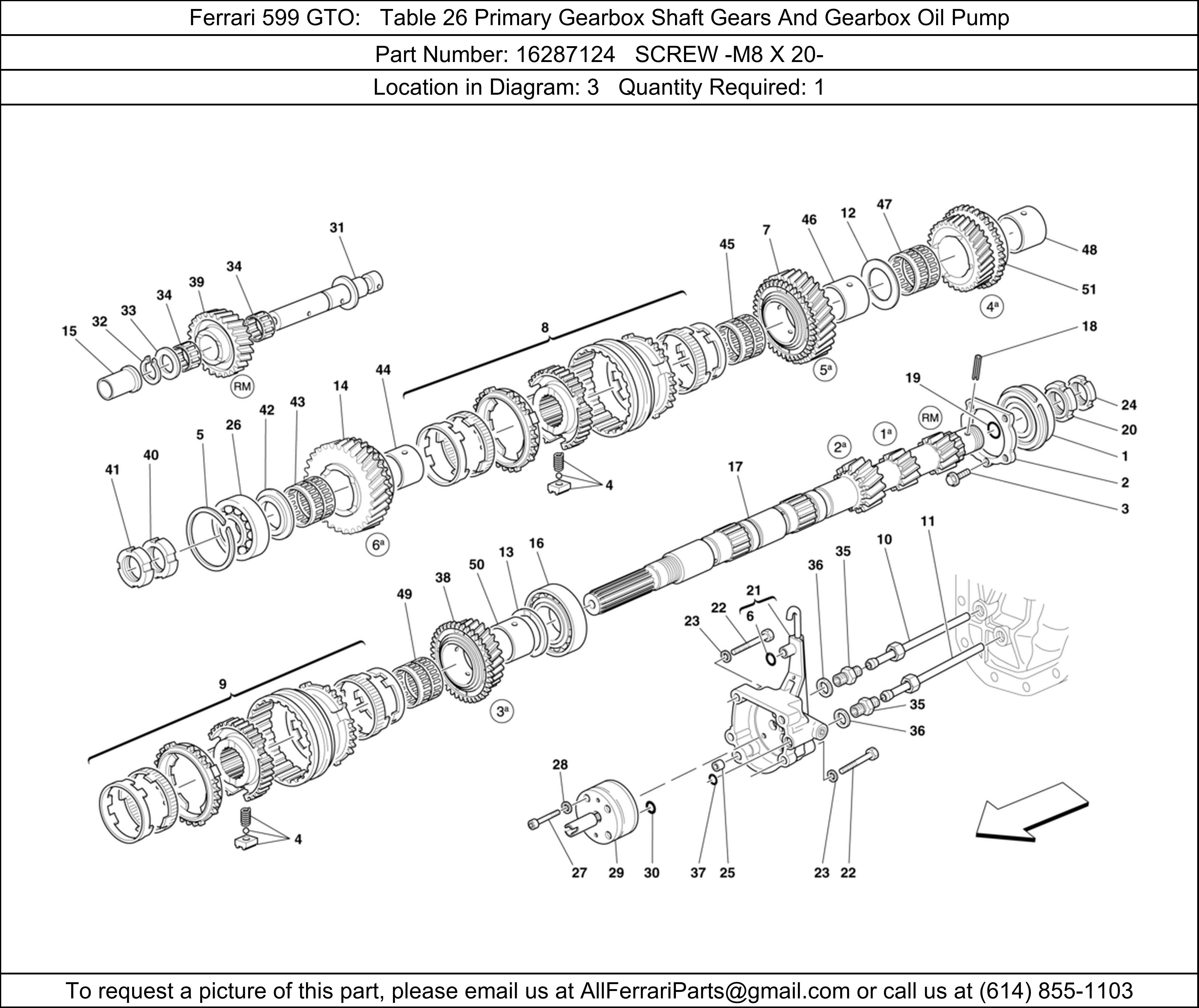 Ferrari Part 16287124