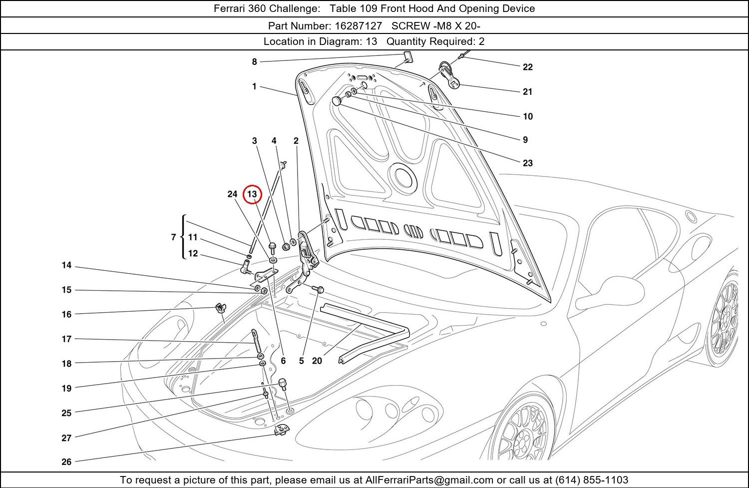 Ferrari Part 16287127