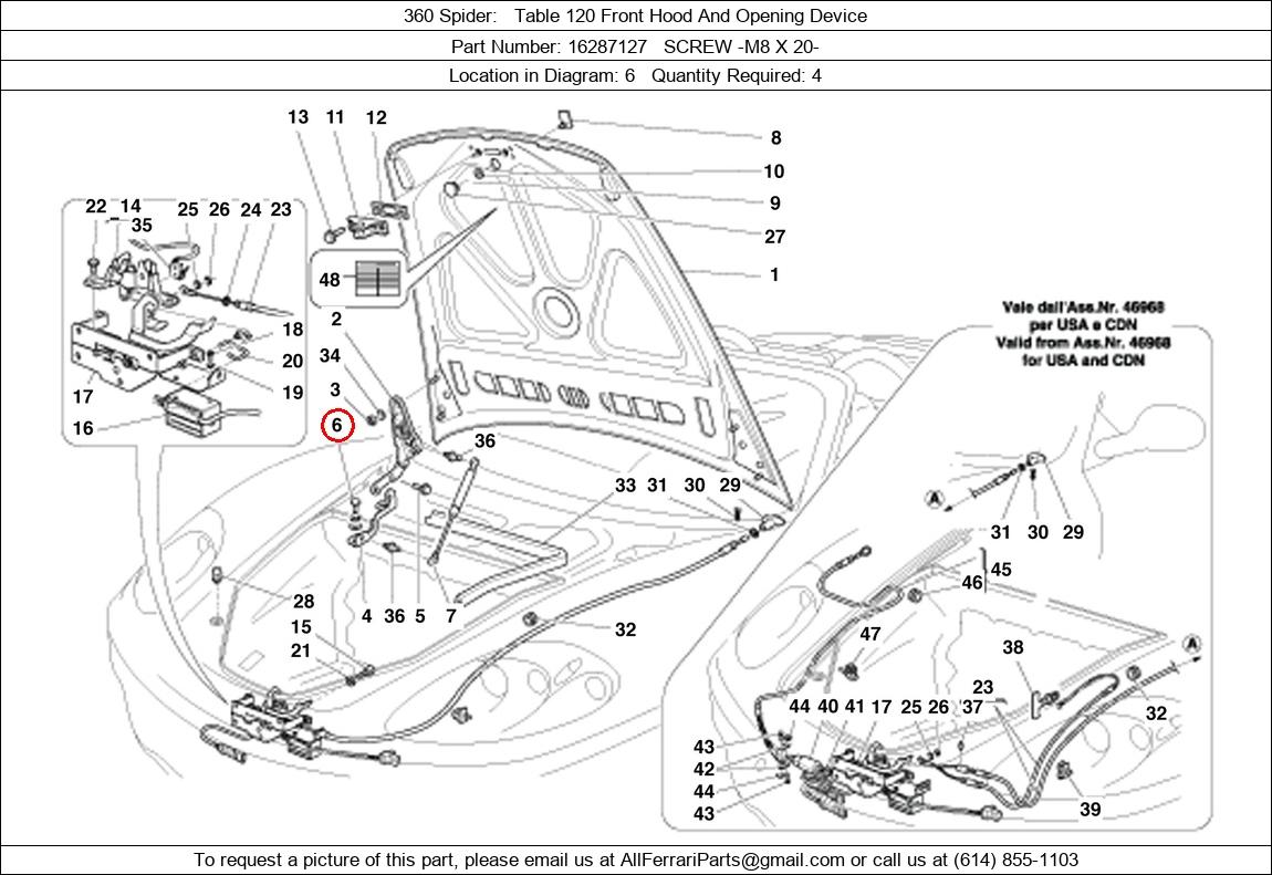 Ferrari Part 16287127