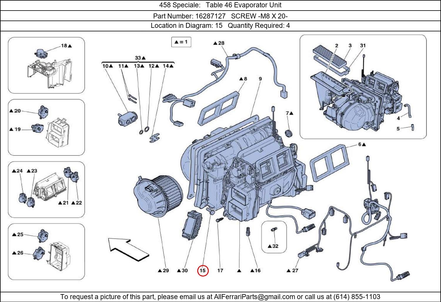 Ferrari Part 16287127