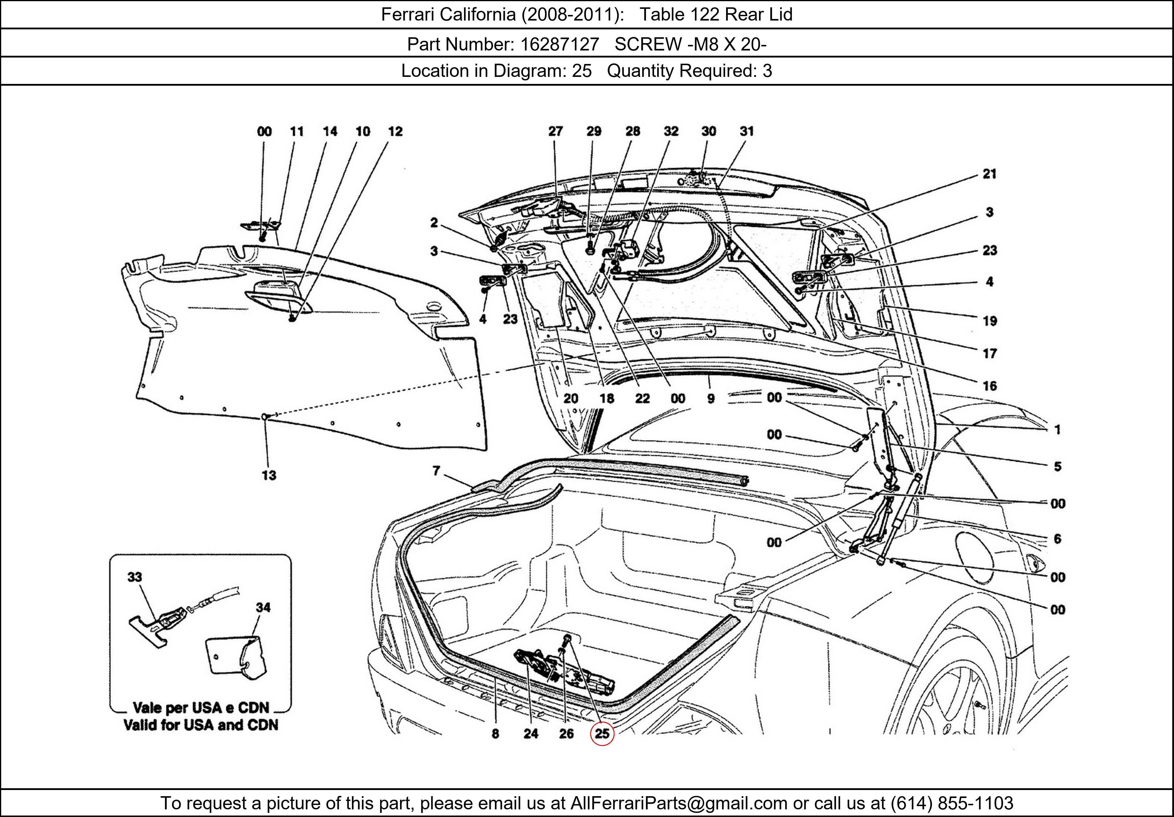 Ferrari Part 16287127