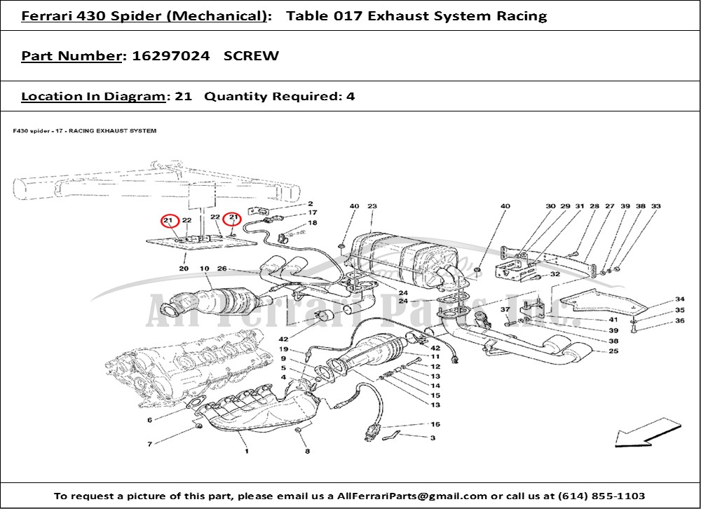 Ferrari Part 16297024