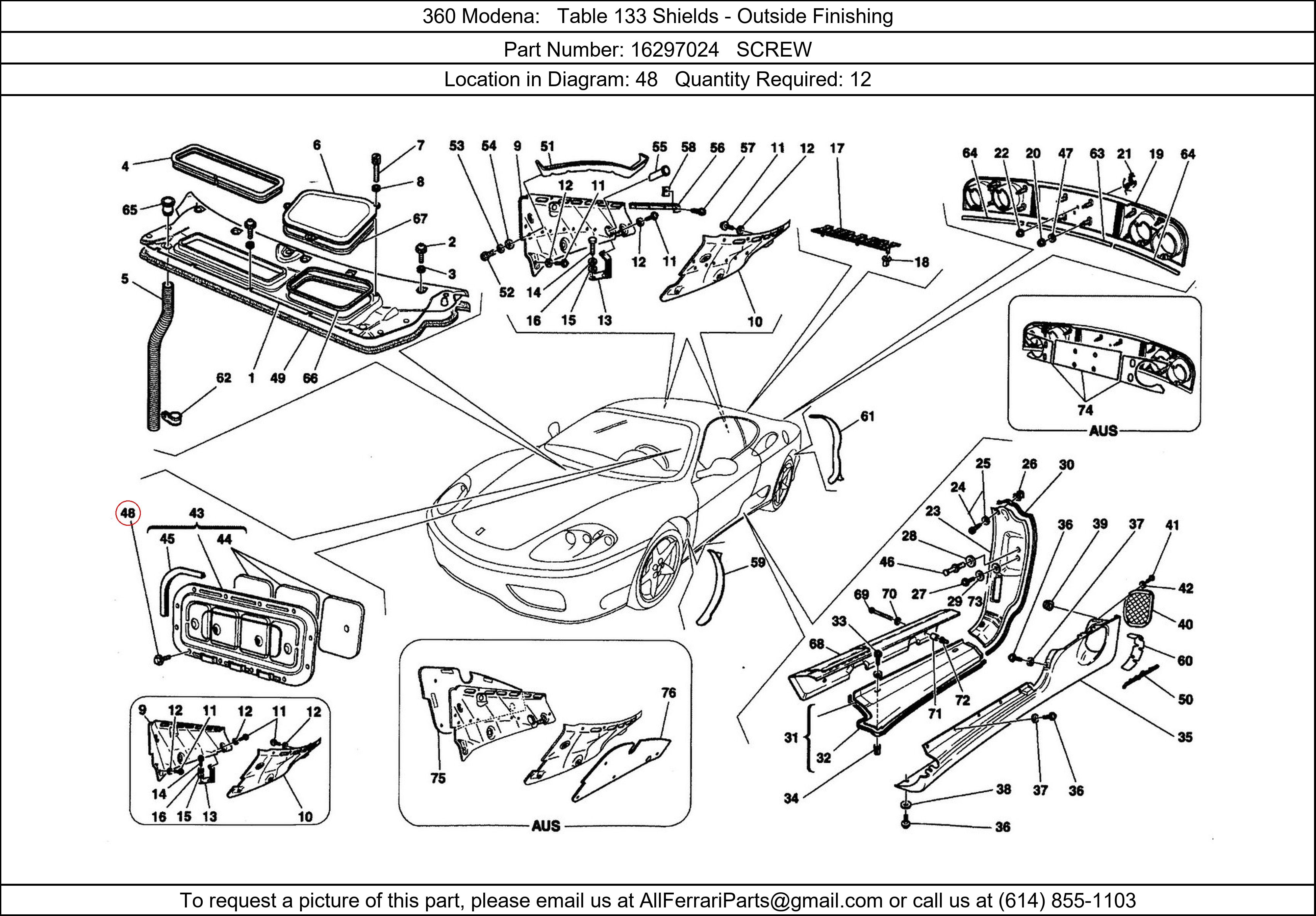 Ferrari Part 16297024