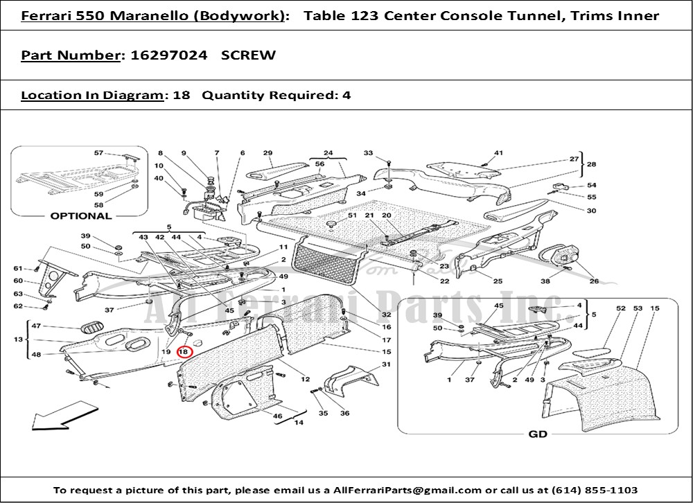 Ferrari Part 16297024