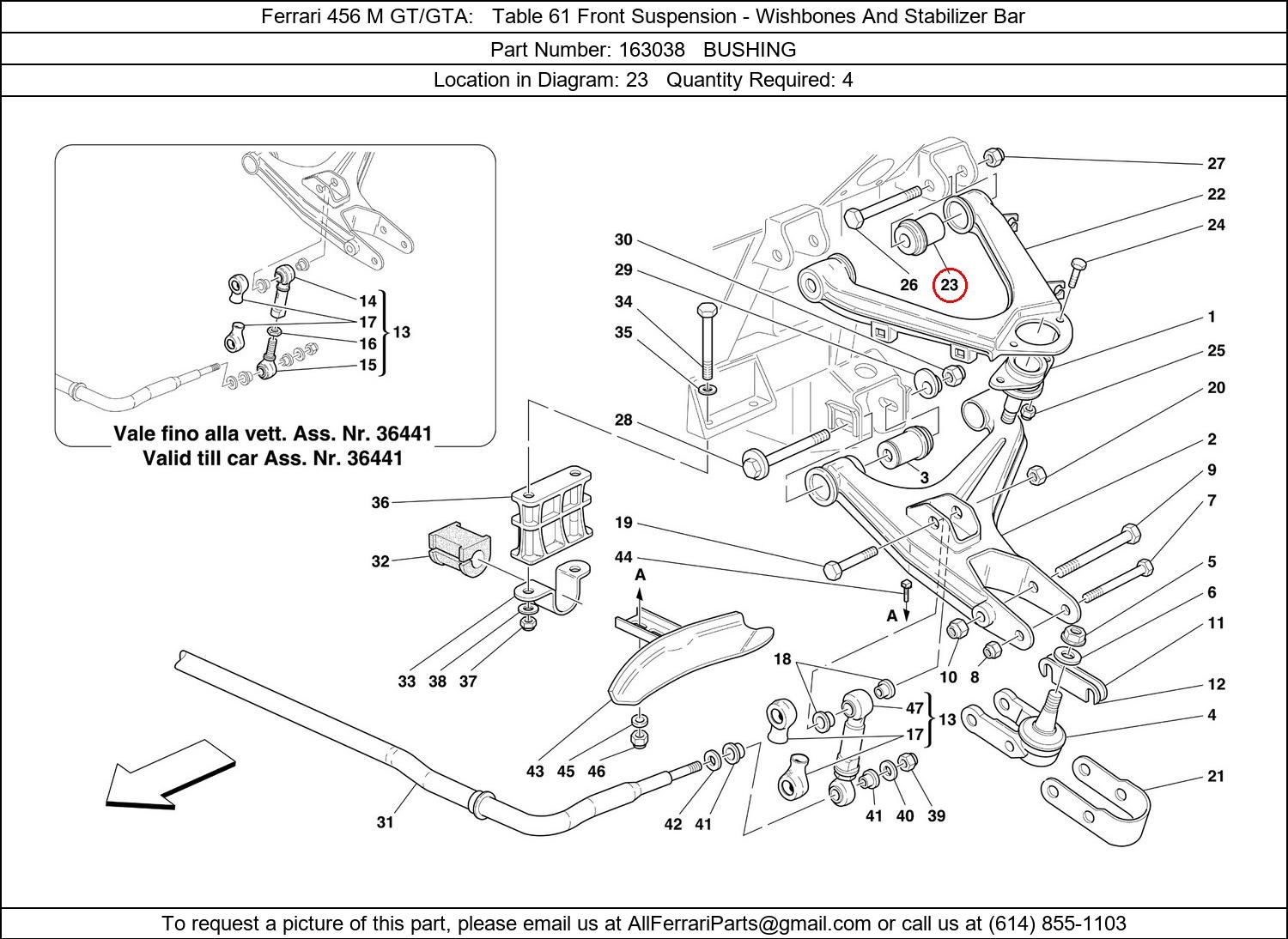 Ferrari Part 163038