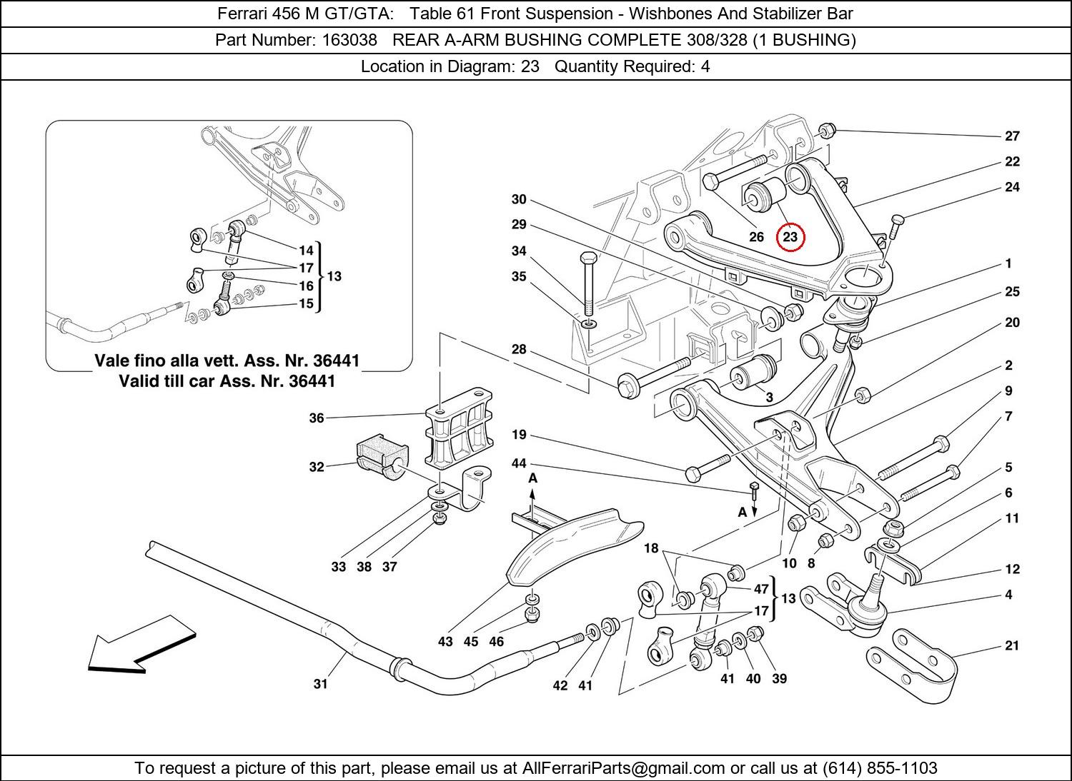 Ferrari Part 163038