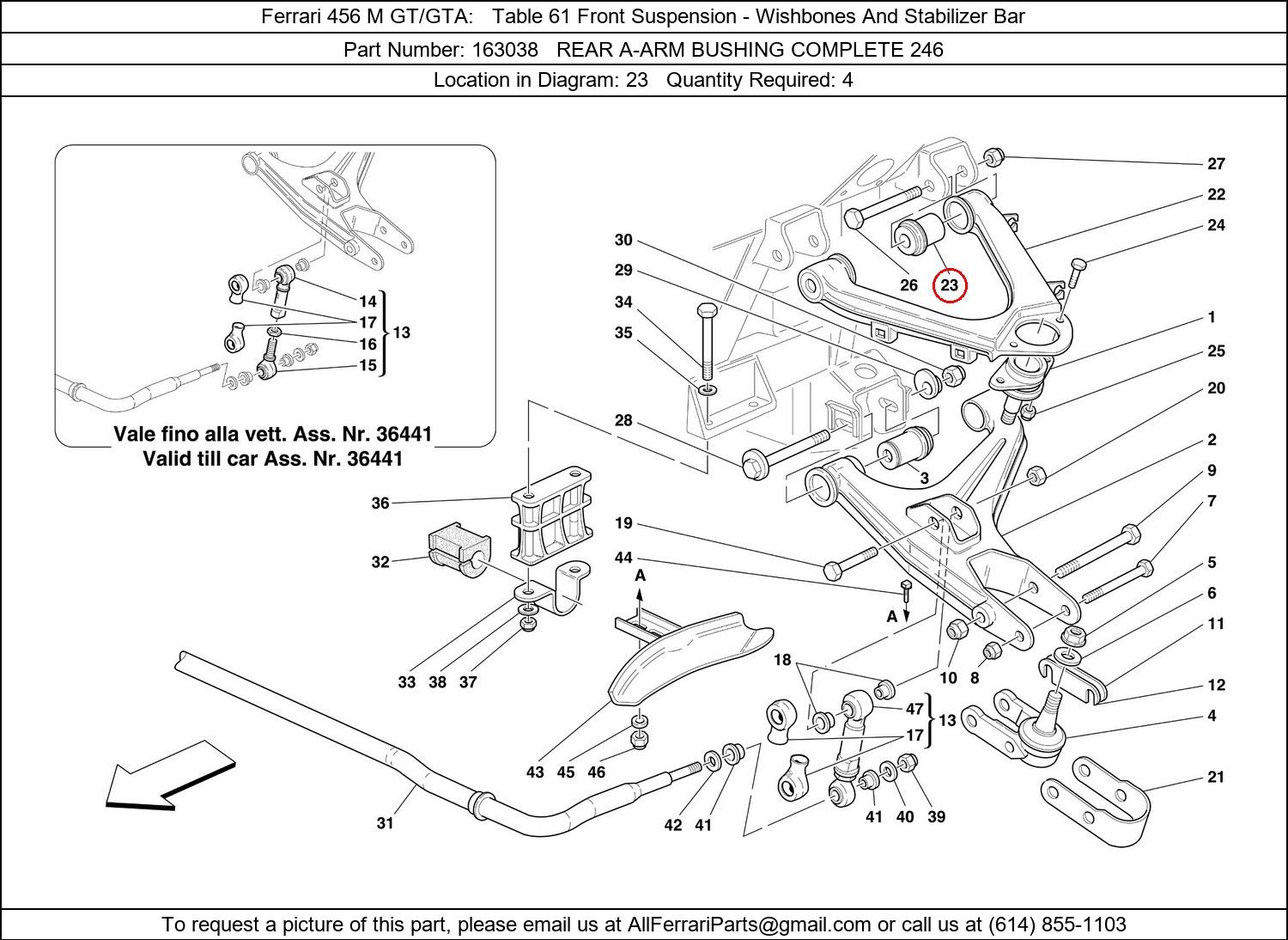 Ferrari Part 163038