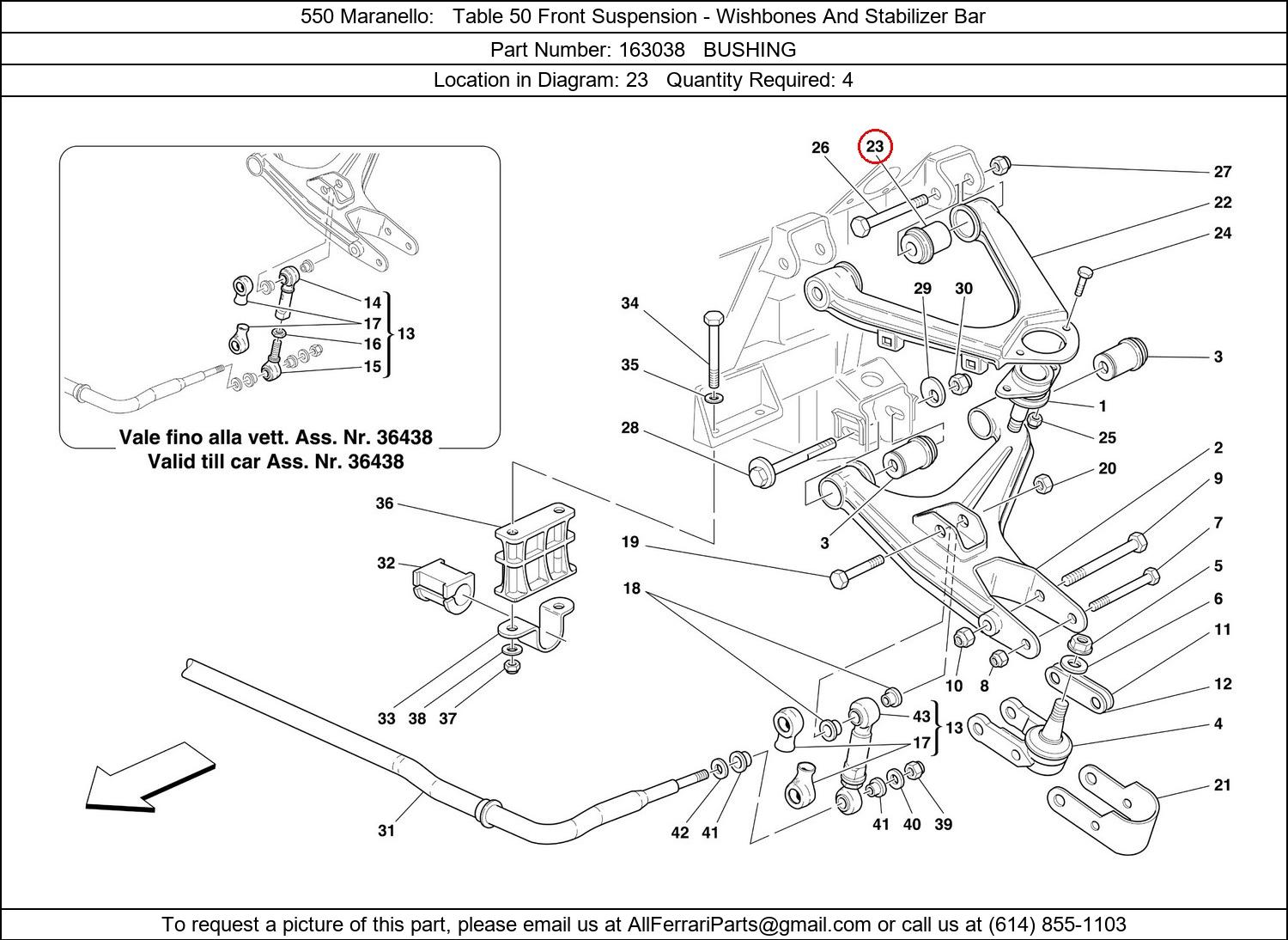 Ferrari Part 163038