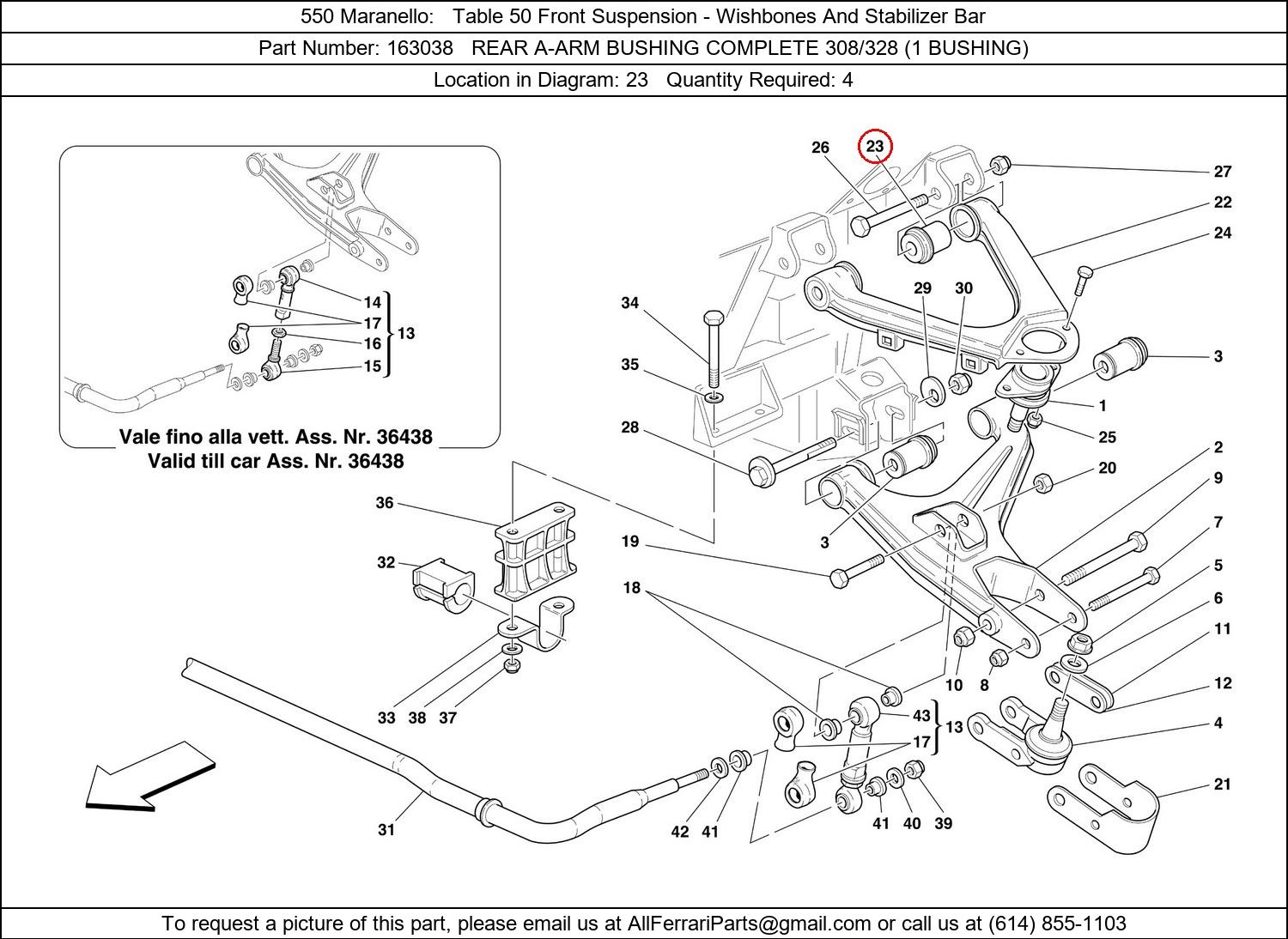 Ferrari Part 163038