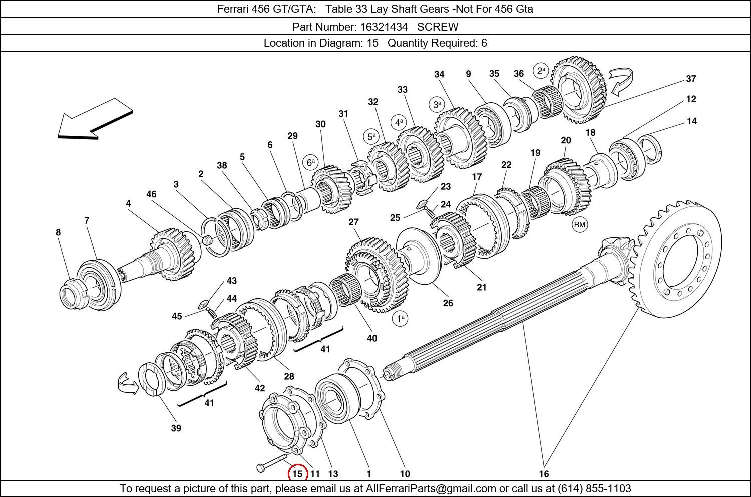 Ferrari Part 16321434