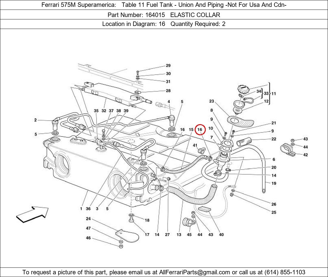 Ferrari Part 164015