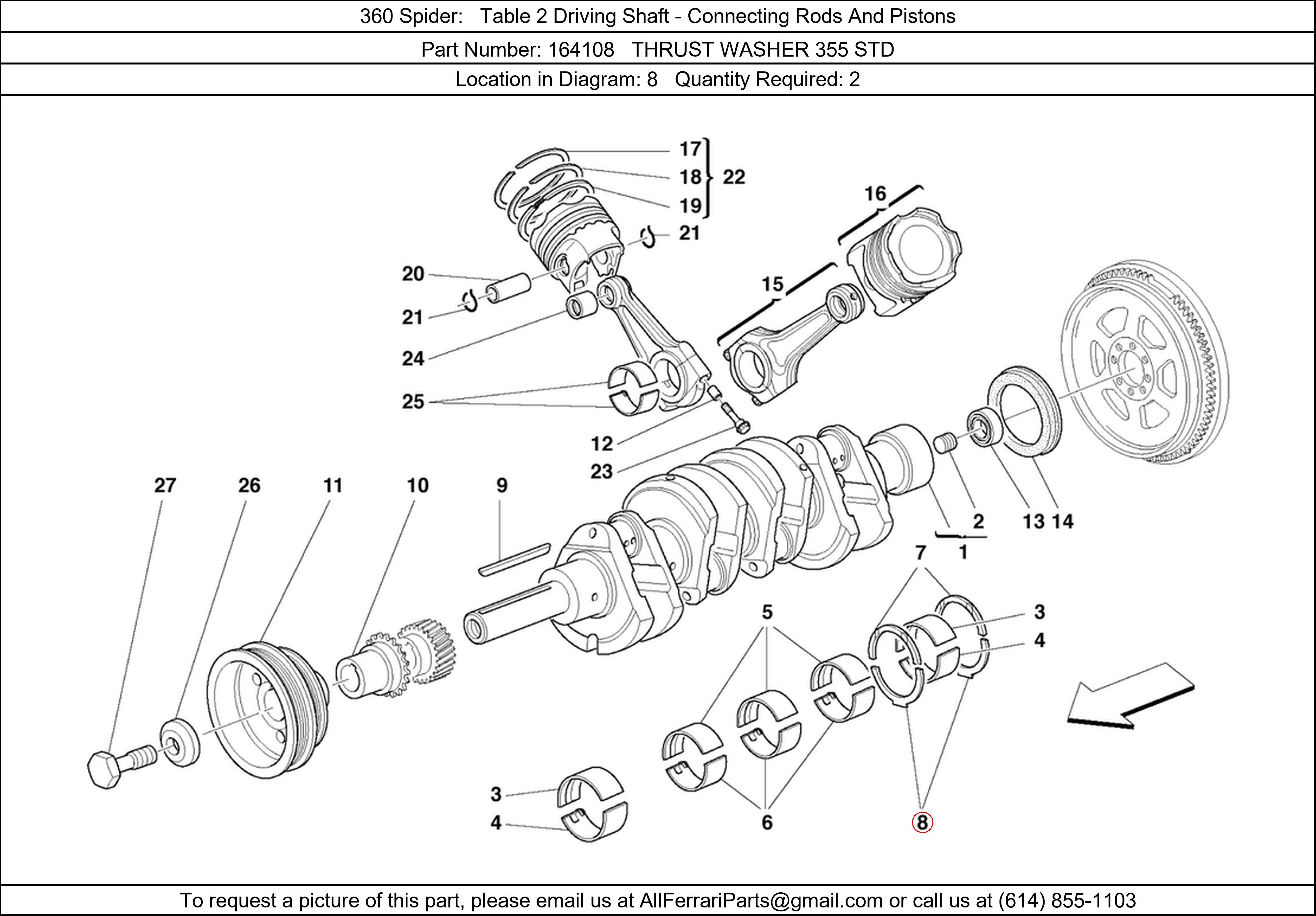 Ferrari Part 164108