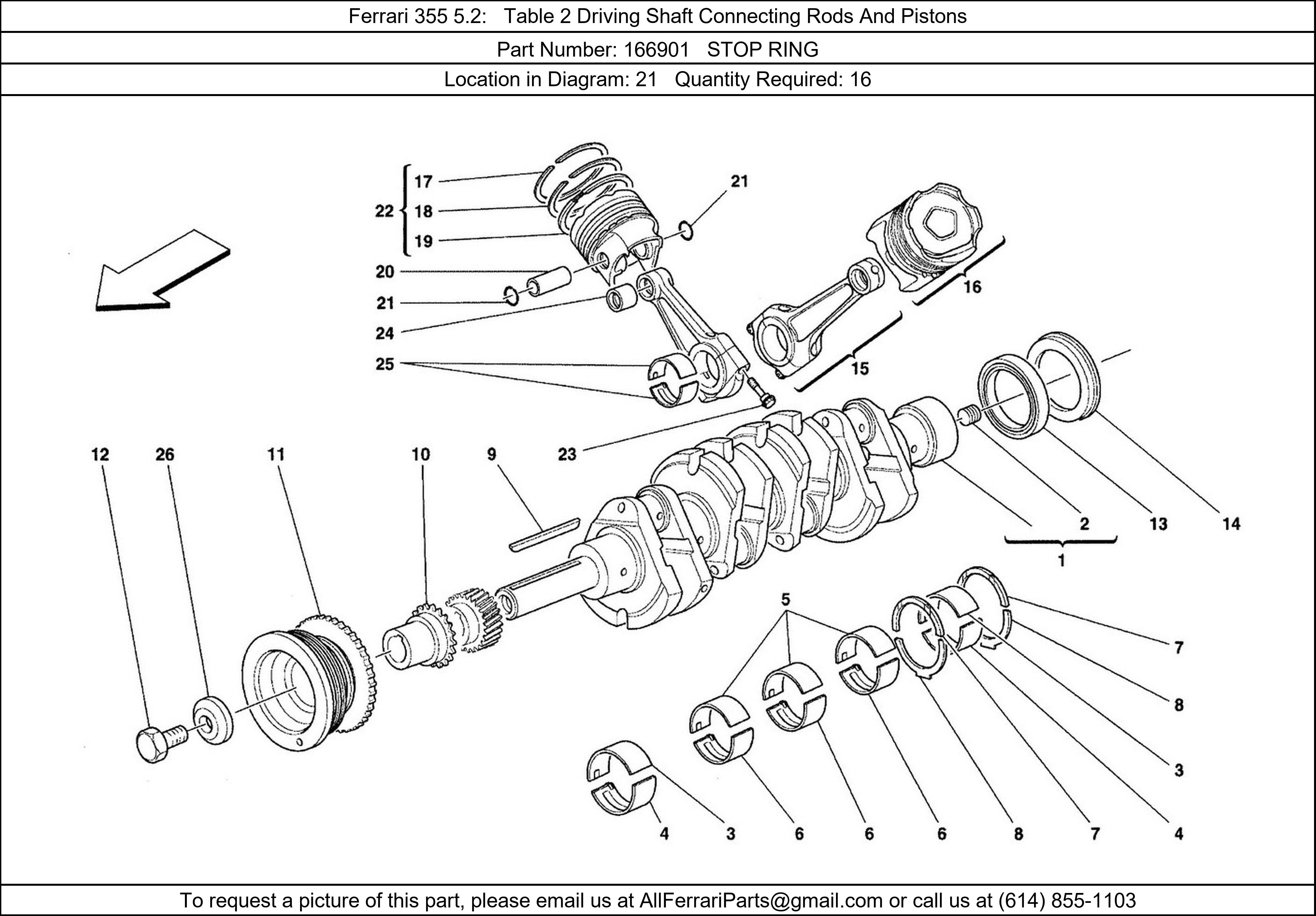 Ferrari Part 166901