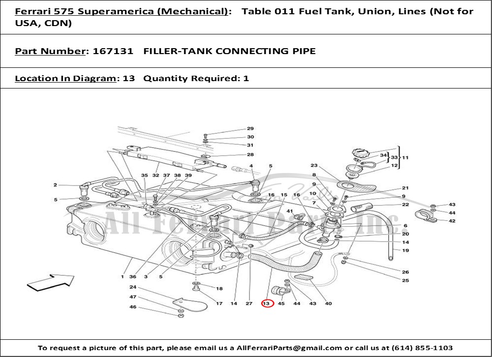 Ferrari Part 167131