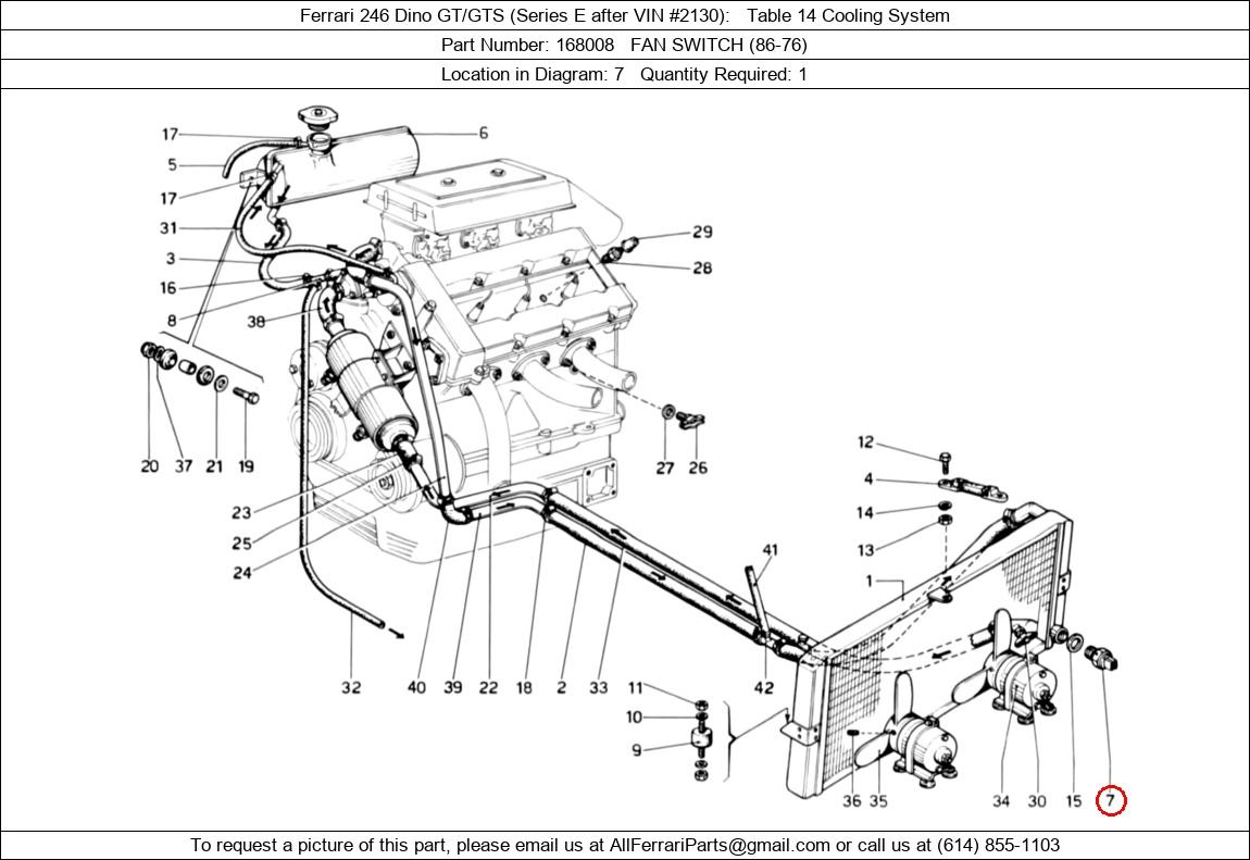 Ferrari Part 168008