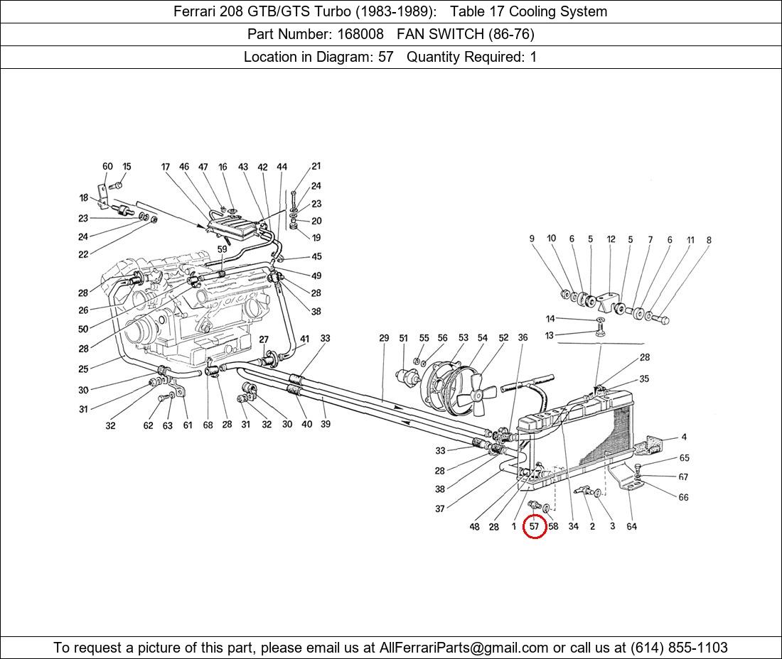 Ferrari Part 168008