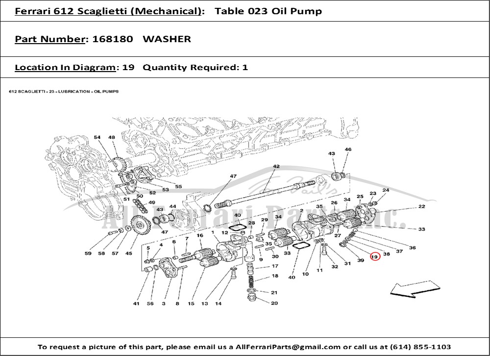 Ferrari Part 168180