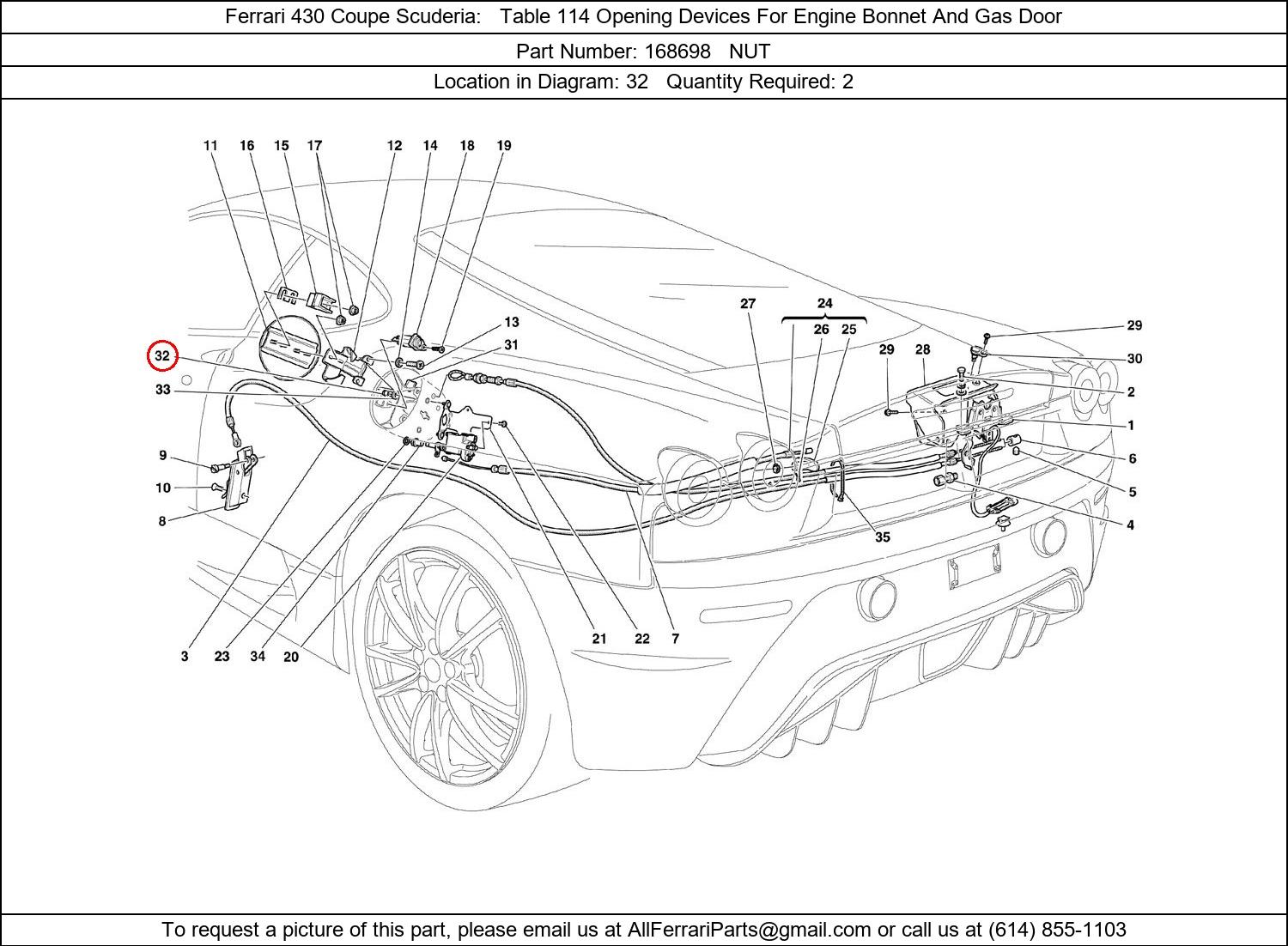 Ferrari Part 168698