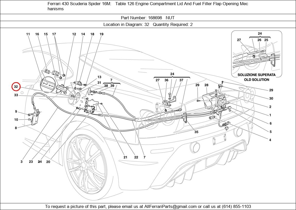 Ferrari Part 168698