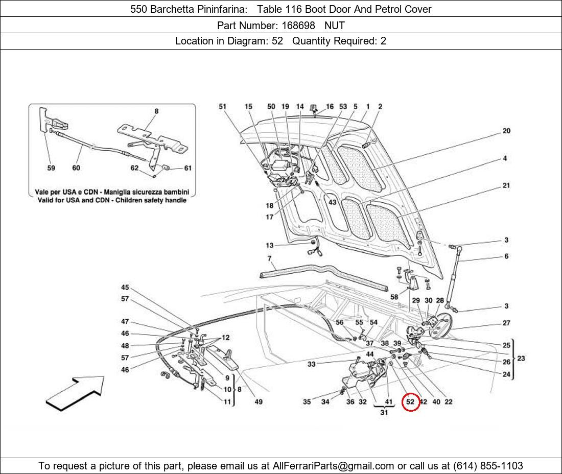 Ferrari Part 168698