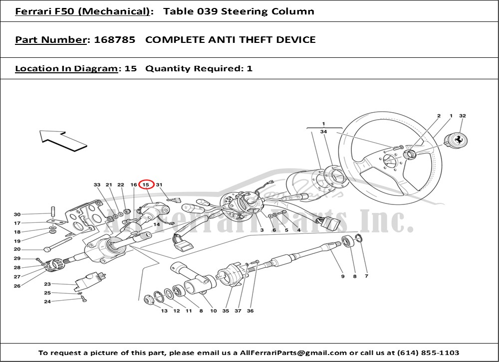 Ferrari Part 168785