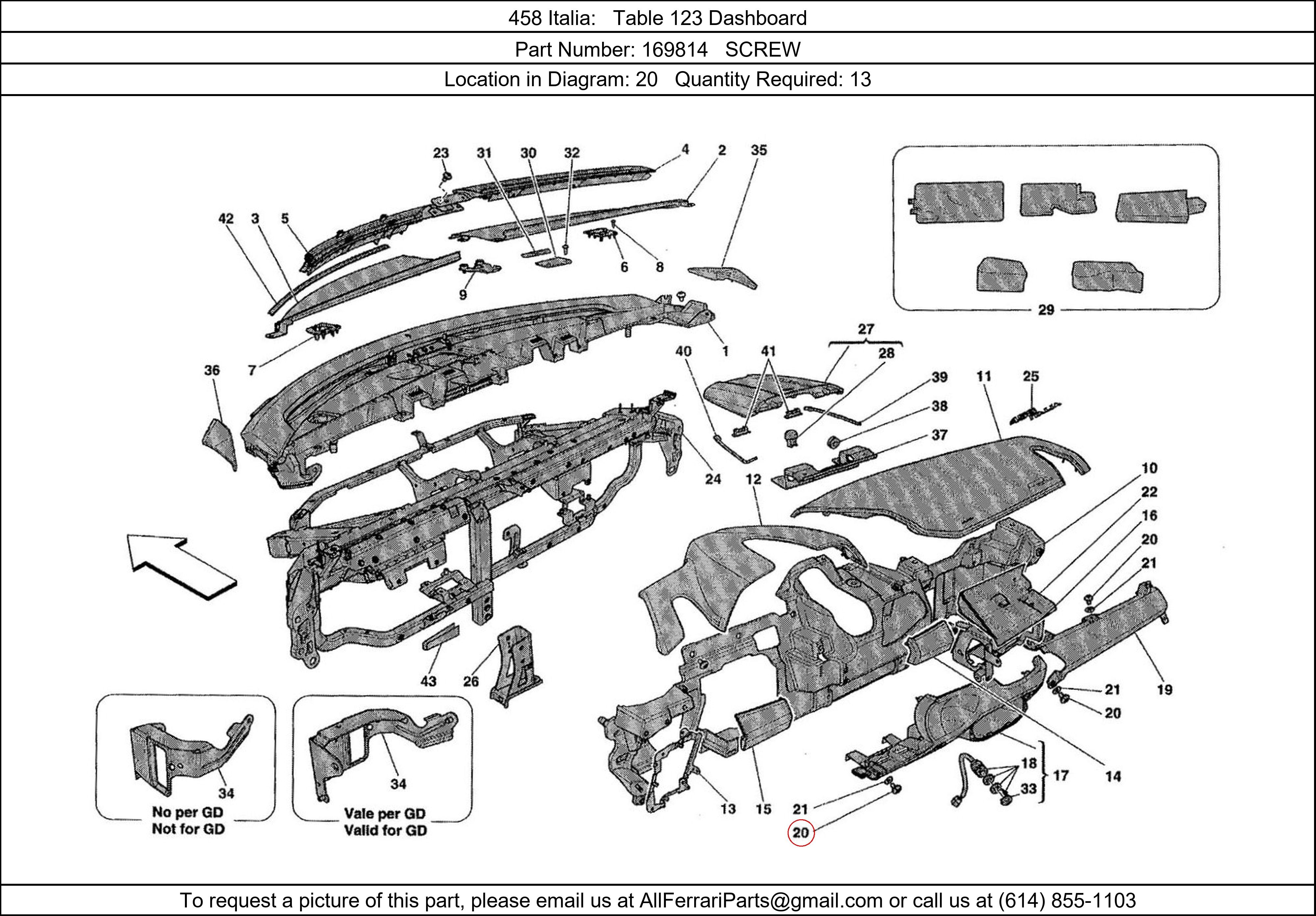 Ferrari Part 169814