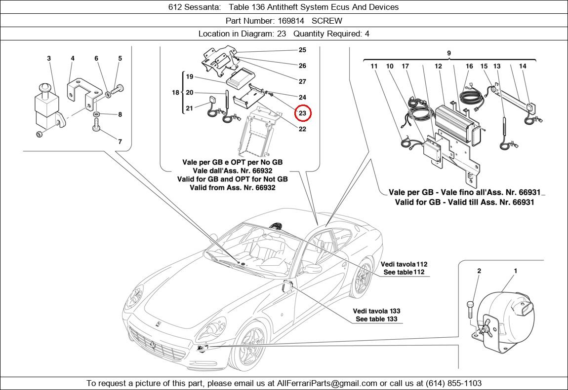 Ferrari Part 169814