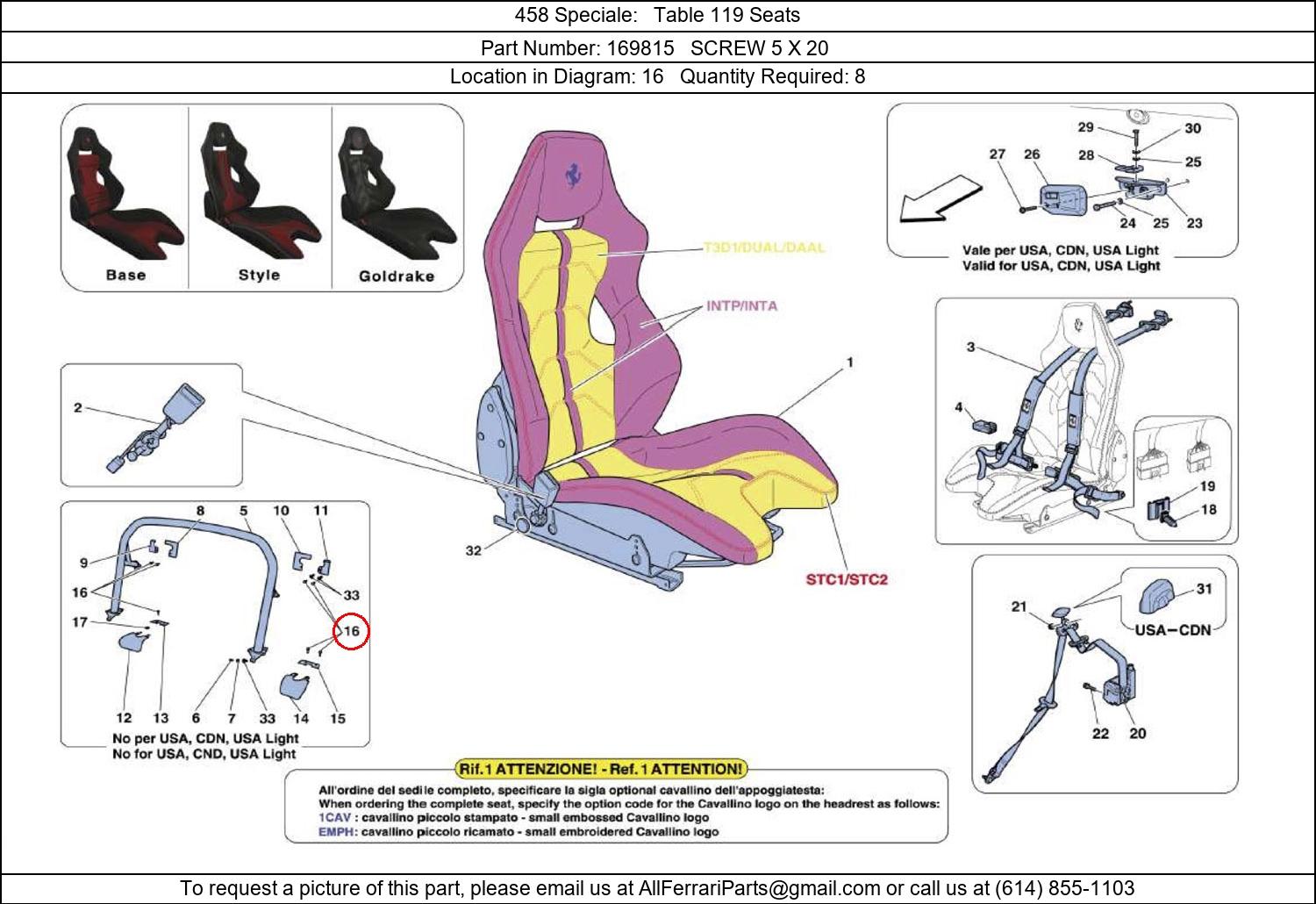 Ferrari Part 169815