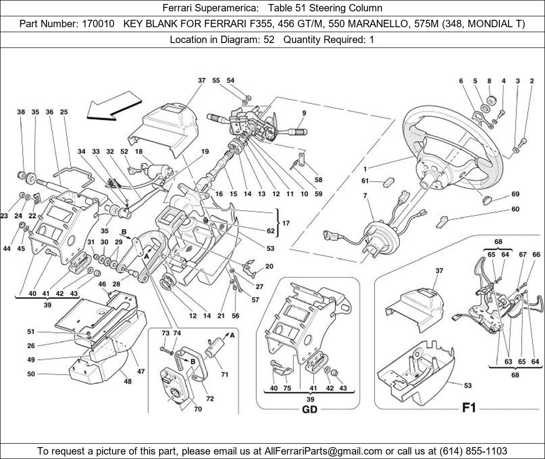 Ferrari Part 170010