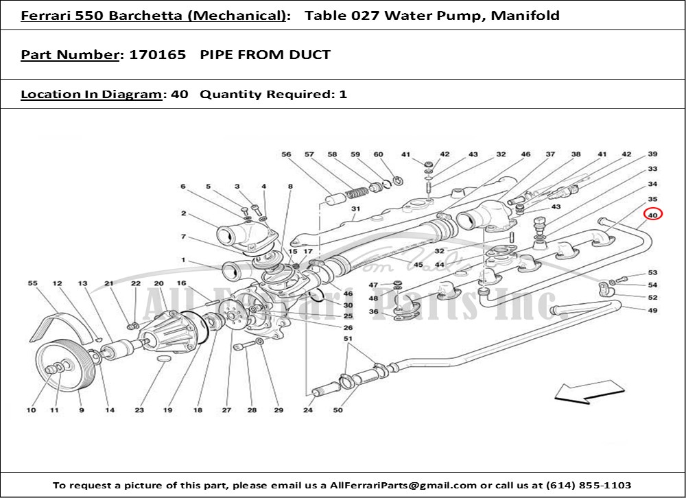 Ferrari Part 170165