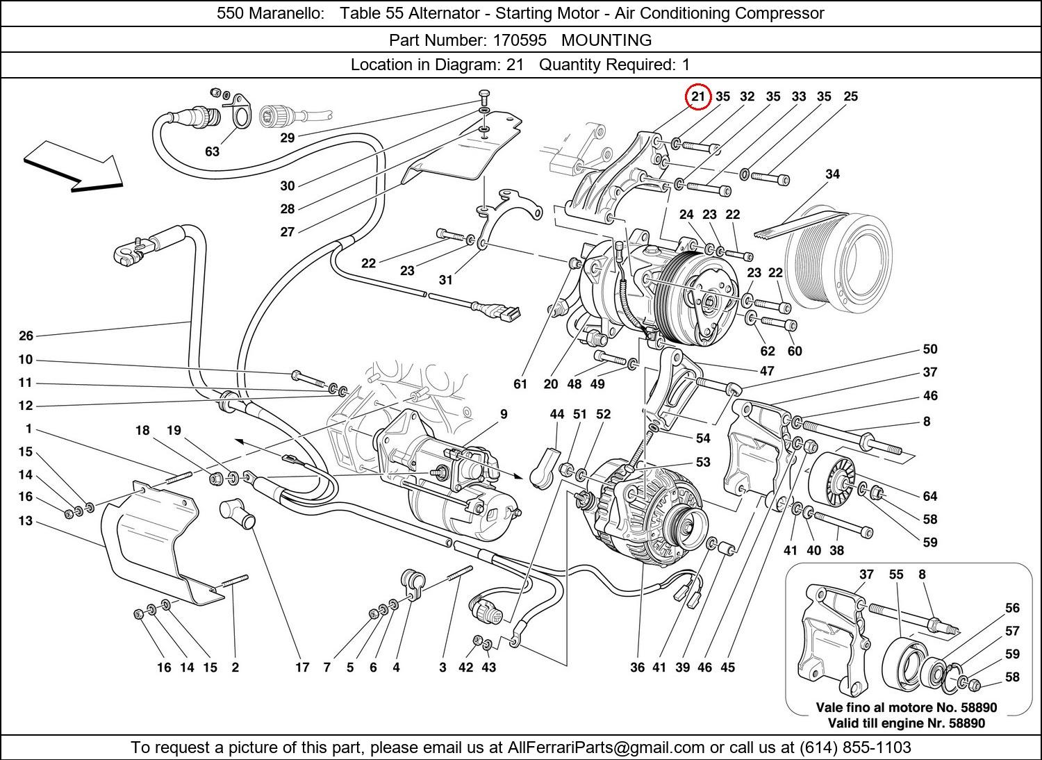 Ferrari Part 170595