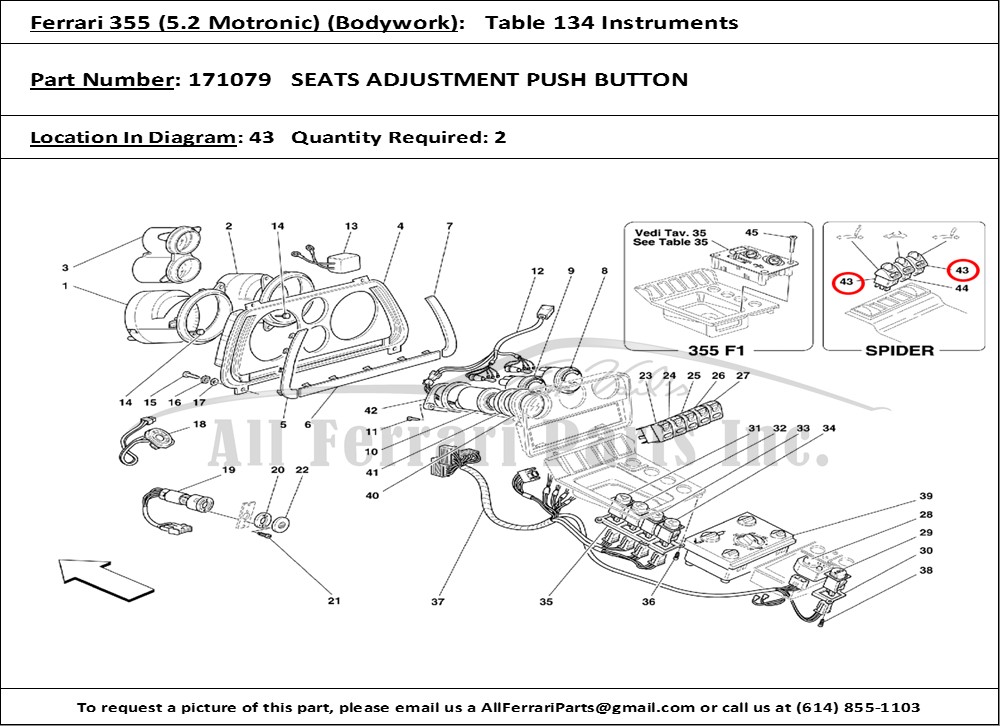 Ferrari Part 171079