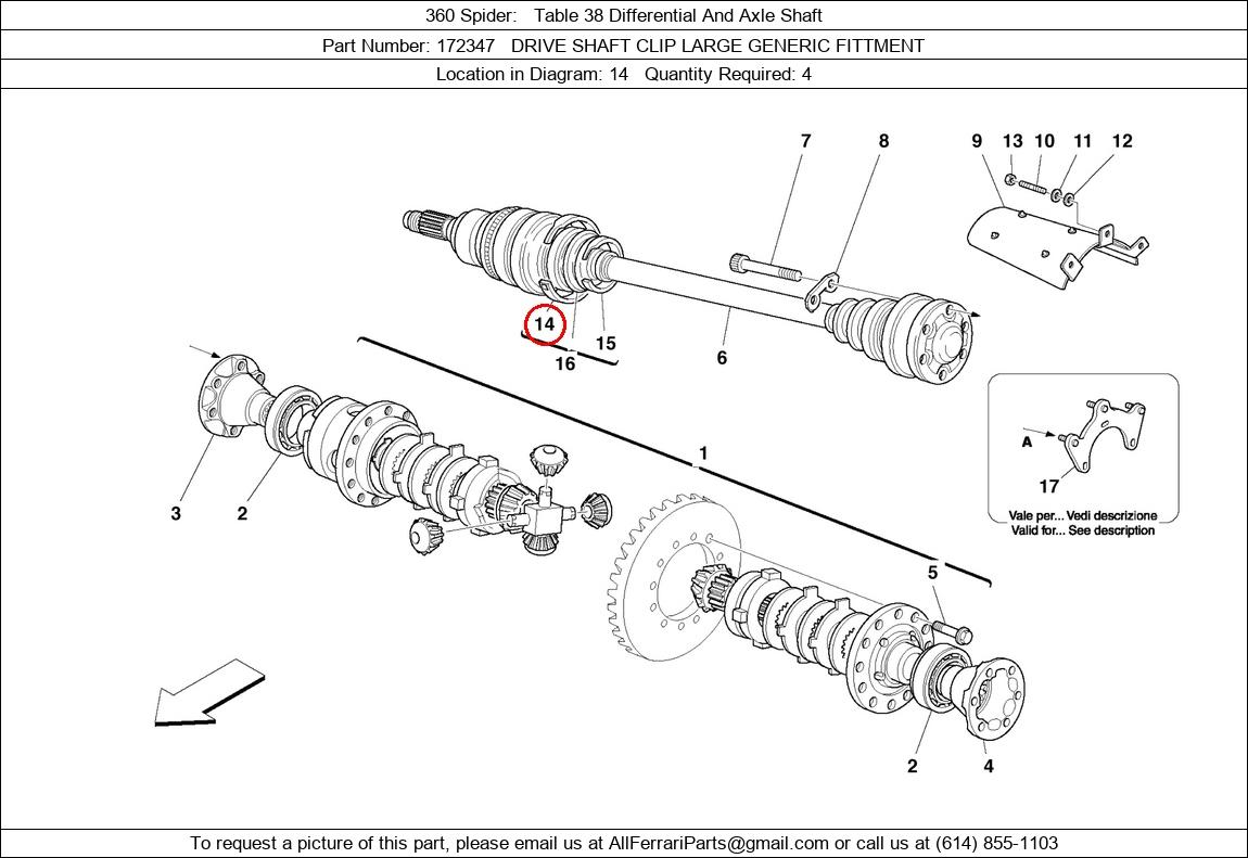 Ferrari Part 172347