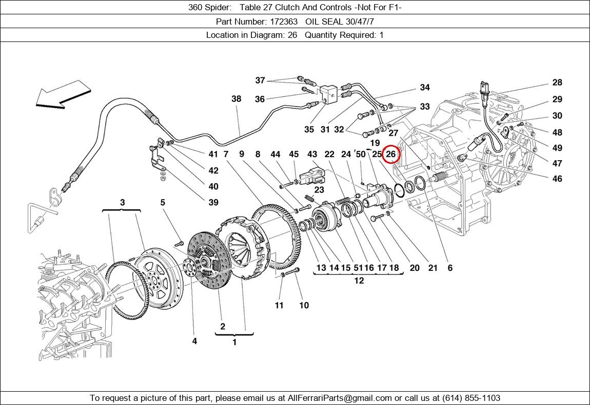Ferrari Part 172363