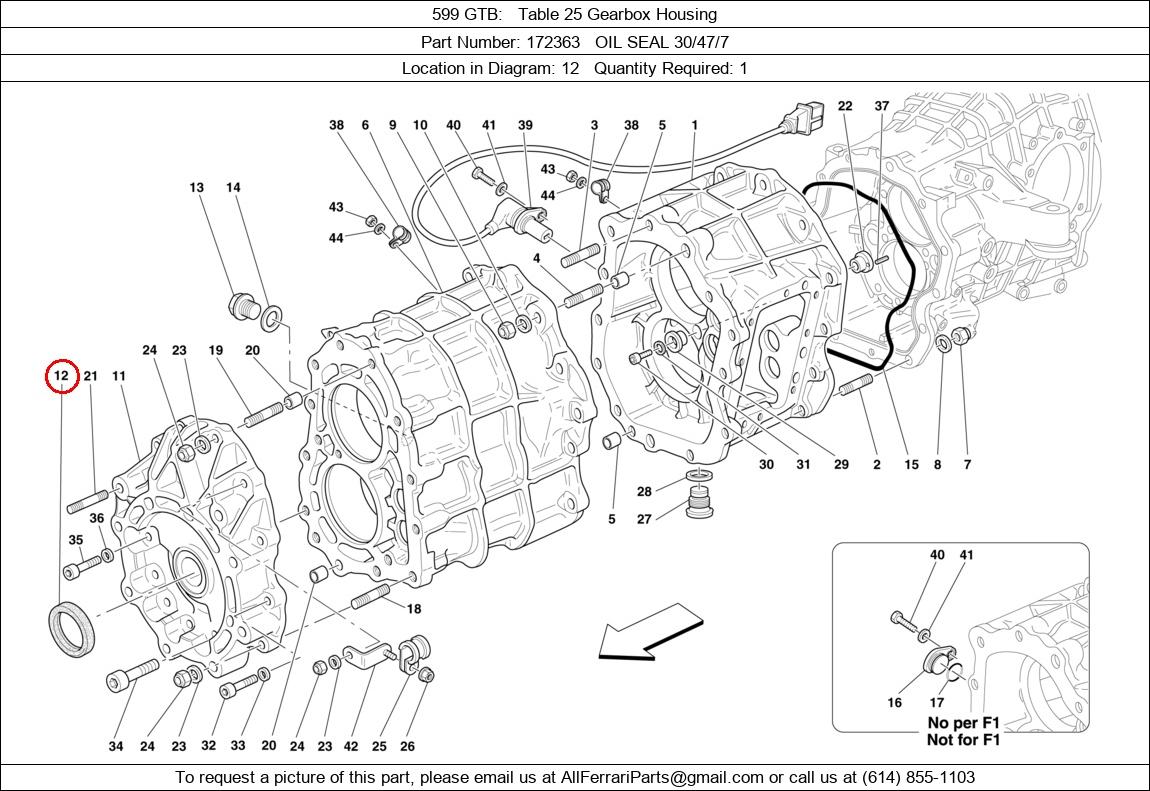 Ferrari Part 172363