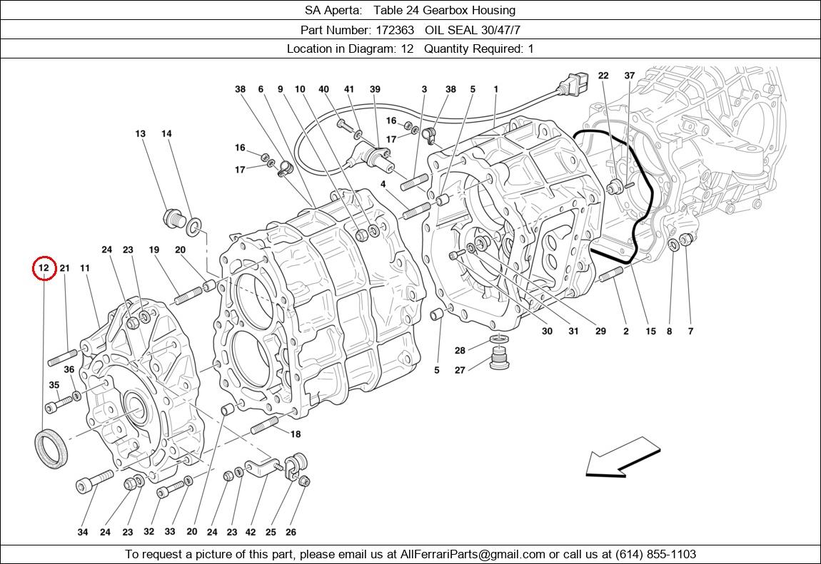Ferrari Part 172363
